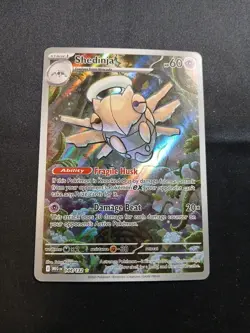 Pokemon Mega Evolution Shedinja Illustration Rare 144/132 NM - Image 1