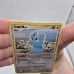 The Pokemon Company Azurill 69/130 Diamond & Pearl Common Regular 40 HP 2007 ENG - Image 3