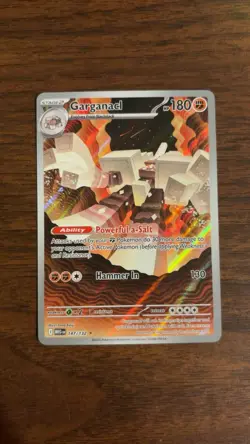 Garganacl 147/132 Illustration Rare Mega Evolution Pokemon Near Mint - Image 1