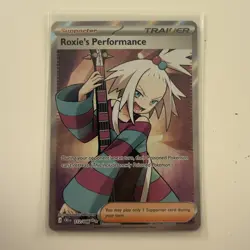 Roxies Performance 112/086 Chaos Rising Ultra Rare Full Art Pokemon TCG NM - Image 1