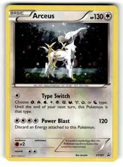 Arceus XY197 Promo XY Promo Holo Pokemon Moderately Played - Image 1