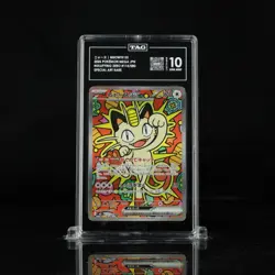 Pokemon Meowth ex Nihil Zero 114/080 Special Art Rare Holo TAG 10 JPN 2026 - Image 1