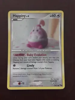 Pokemon TCG Happiny Pop Series 8 14/17 Common MP Holo - Image 1