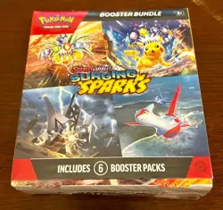 Pokemon Surging Sparks Booster Bundle Box Factory Sealed! 6 Packs Inside! - Image 1