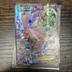 Pokemon Mew EX Full Bleed Art Rare Textured Black Star Promo TCG - Image 1