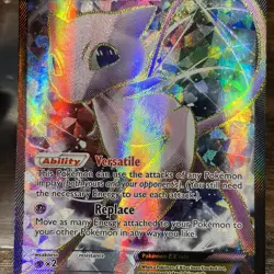 Pokemon Mew EX Full Bleed Art Rare Textured Black Star Promo TCG - Image 2