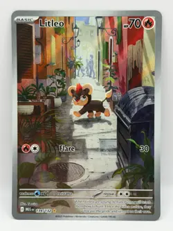 Litleo 139/132 Mega Evolution NM Illustration Rare Pokemon TCG - Image 1