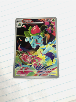 Pokemon TCG Ivysaur 134/132 Mega Evolution Illustration Rare Full Art Holo (b4) - Image 1