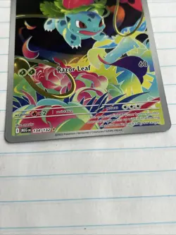 Pokemon TCG Ivysaur 134/132 Mega Evolution Illustration Rare Full Art Holo (b4) - Image 4