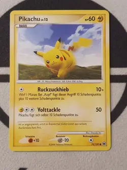 Pikachu Lv.12 Majestatischer Morgen Set Pokemon Karte Deutsch Pokemon NM TCG - Image 2