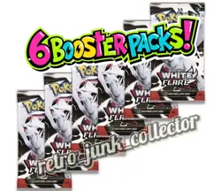 Pokemon TCG White Flare English X6 booster packs brand new sealed 🔥 - Image 1