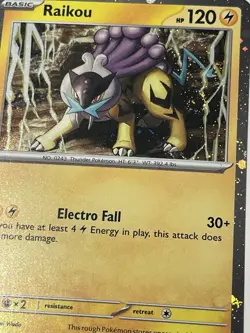 Raikou *Fart Swirl🌀* -048/132 (Cosmos Holo)- ME01:Mega Evolution Promo NM - Image 3