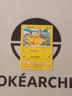 Pikachu 30/111 Aufziehen der Sturmrote Set Pokemon Karte Deutsch Pokemon NM - Image 2