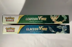 Pokemon Leafeon & Glaceon VStar Special Collection Sword & Shield Box (Lot of 2) - Image 3