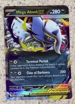 2025 Pokemon Mega Evolution Mega Absol ex #086 Near Mint - Image 1