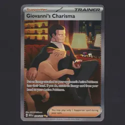 Giovanni's Charisma 204/165 151 Special Illustration Rare Pokemon TCG NM 🔥 - Image 1