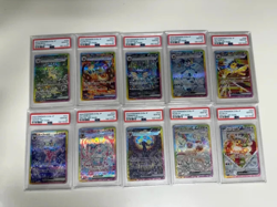 PSA 10 Terastal Festival Eevee Evolutions SAR Complete SEQ Set Pokemon Japanese - Image 1