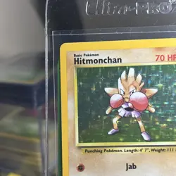 Hitmonchan - 7/102 Base Set Unlimited Holo Rare Pokemon - NM - Image 3