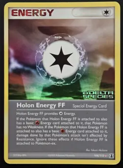 Pokemon TCG: EX Delta Species - Holon Energy FF (104/113) Stamped Holo MP - Image 1
