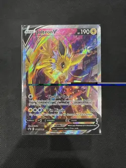 Pokemon TCG Jolteon V Full Art Promo Holo SWSH183 Sword & Shield English - Image 1