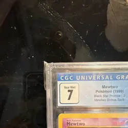 CGC 7 Mewtwo Movie Promo Wotc Promo 03/53 Regular Finish English Pokemon - Image 3
