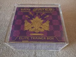 Minty Factory Sealed Pokemon Fates Collide Elite Trainer Box With Acrylic Case - Image 1