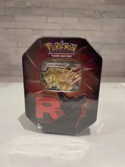 Pokemon TCG Team Rocket Persian Ex Tin Brand New and Sealed Nintendo 2025 - Image 1