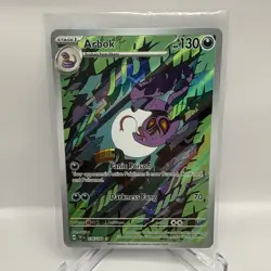 Pokemon Arbok Illustration Rare Full Art Holo Temporal Forces 2024 176/162 - Image 1