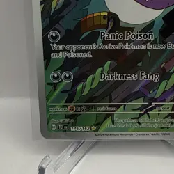 Pokemon Arbok Illustration Rare Full Art Holo Temporal Forces 2024 176/162 - Image 4
