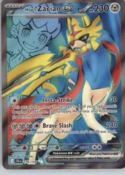 Hop's Zacian ex 176/159 Ultra Rare Journey Together Pokemon Near Mint - Image 1