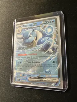Pokemon TCG Blastoise ex Scarlet & Violet-151 009/165 Holo Double Rare - Image 2