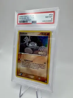 Pokemon 2006 PSA 8 Geodude Legend Maker STAMPED Reverse Holo #53/92 NEW CERT🔥 - Image 2