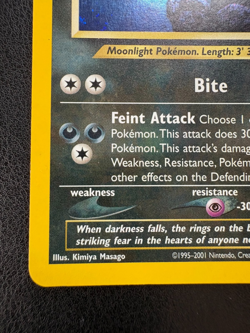 Umbreon Pokemon Neo Discovery Holo 13/75 HP see pics - Image 5