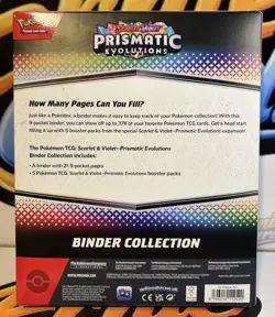 Pokemon TCG Prismatic Evolutions Binder Collection - Image 2
