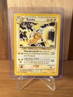 Pokemon! Raichu 21/64 Neo Revelation Regular - Image 2