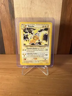 Pokemon! Raichu 21/64 Neo Revelation Regular - Image 4