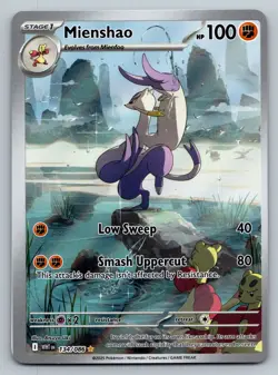 2025 Pokemon SV White Flare WHT EN Mienshao Illustration Rare #134/086 - Image 1
