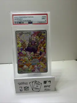 2023 Pokemon Paradox Rift #206 Morpeko Illustration Rare PSA 9 - Image 1