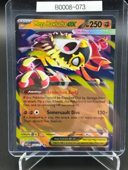Pokemon TCG Mega Hawlucha ex 116/217 Ascended Heroes Holo B0008-073 - Image 1