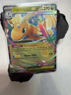 POKEMON MEGA DRAGONITE EX ASCENDED HEROES 152/217 DOUBLE RARE NM/M - Image 1