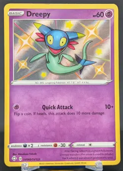 Pokemon Dreepy #SV060/SV122 English Shining Fates Shiny Holo Rare - Image 1