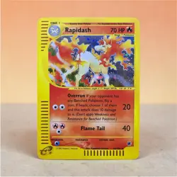 Rapidash 026/165 Expedition Base Set HOLO Rare 2002 Stage 1 Pokemon English - Image 1