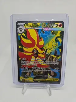 Mega Pyroar EX Evolutions 099/086 Full Art Holo Rare English Chaos Rising - Image 1