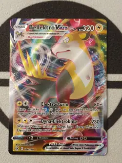 Pokemon Karte Bellektro Vmax 104/264 Fusionsangriff Deutsch Pokemon Alt Full Art - Image 3