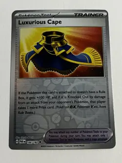 Luxurious Cape 166/182 • Reverse Holo • SV04: Paradox Rift • Pokemon TCG • LP - Image 1