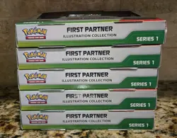 5 - Pokemon TCG First Partner Illustration Collection Boxes Series 1 - NISB - Image 3
