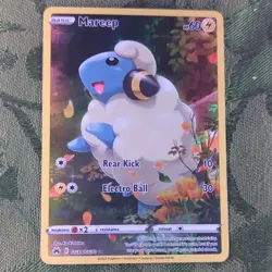 Pokemon TCG Mareep GG34/GG70 Crown Zenith Galarian Gallery Ultra Rare Holo - Image 1