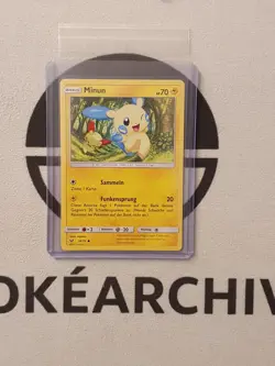 Minun 34/73 Schimmernde Legenden Set Pokemon Karte Deutsch Pokemon Original NM - Image 1