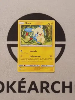 Minun 34/73 Schimmernde Legenden Set Pokemon Karte Deutsch Pokemon Original NM - Image 2