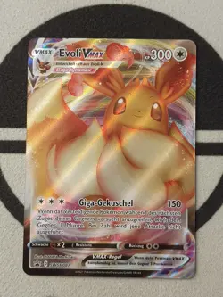 Pokemon Karte Evoli Vmax SWSH087 Black Star Promo Deutsch Pokemon Alt Full Art - Image 2